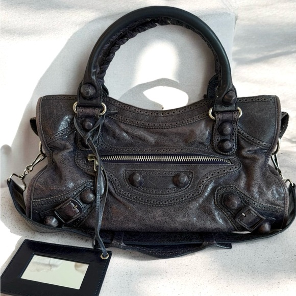 Brogue Balenciaga 'Ink' City bag - Picture 1 of 11